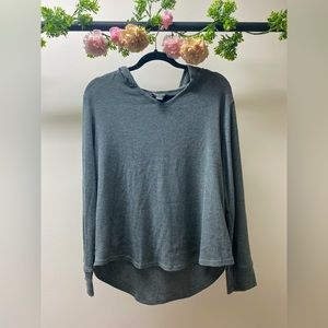 Women’s Gray Eddie Bauer Hoodie Long Sleeve